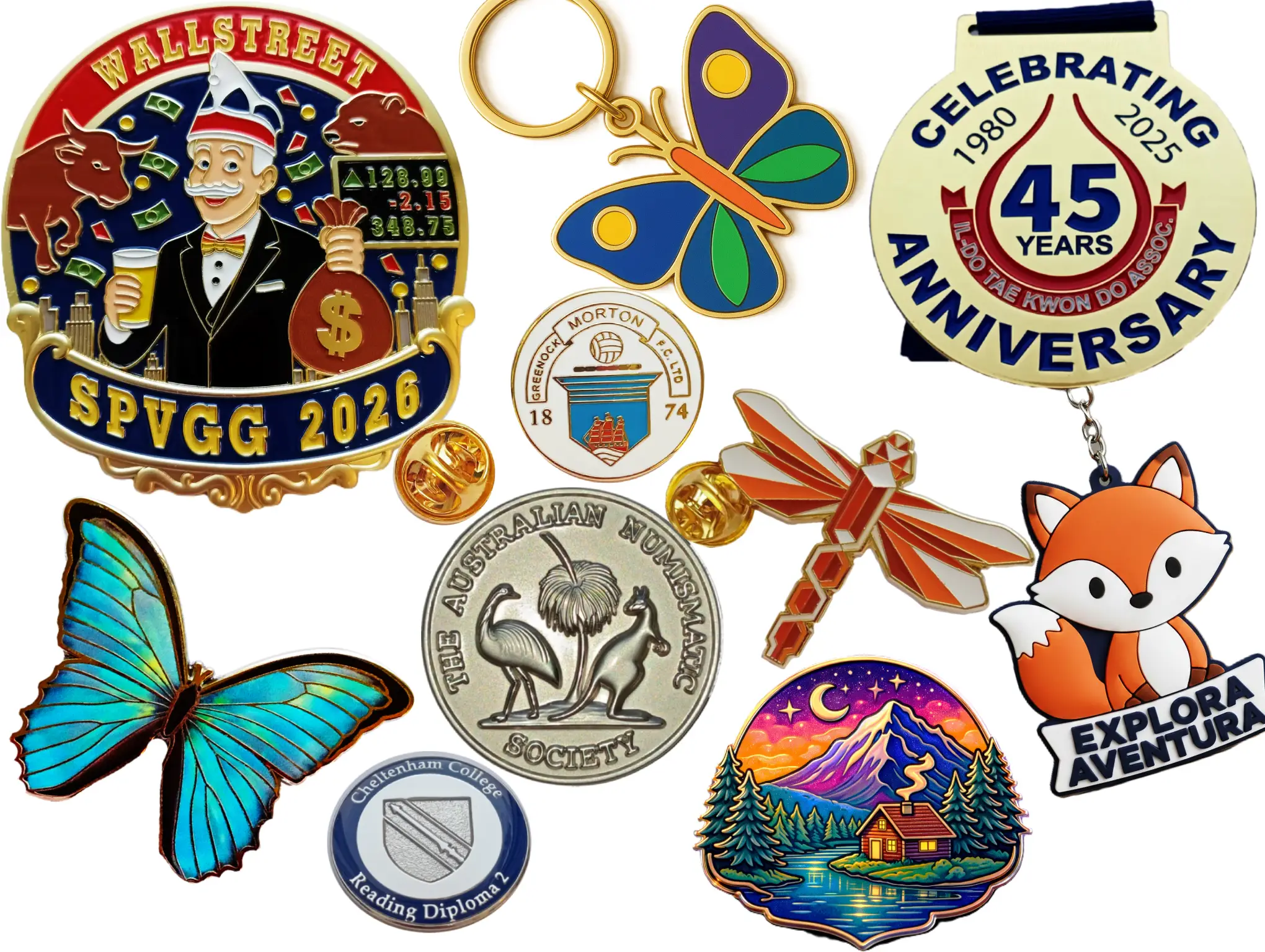 2lost.es pins y llaveros en esmalte suave y fuerte